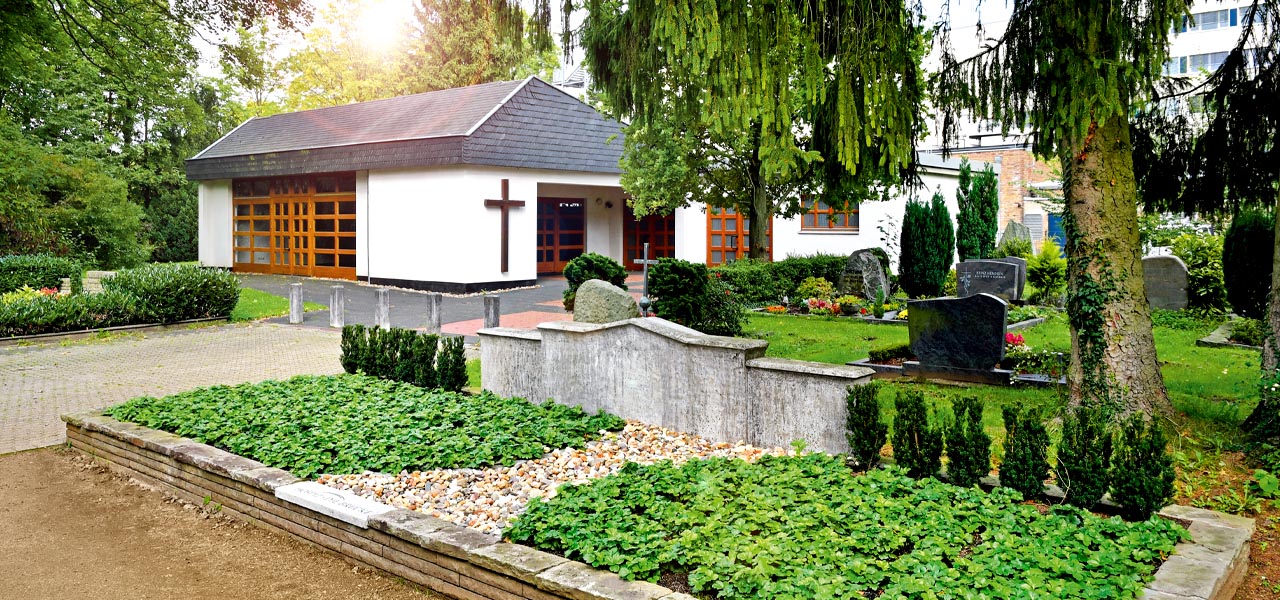 Gemeinschaftsgrab des Vereins Hospiz - Die Brücke auf dem Ev. Friedhof Bergisch Gladbach
