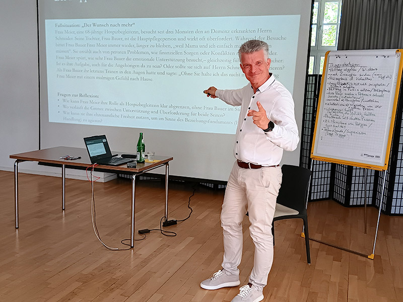 Fortbildung für unsere Hospizhelferinnen und Hospizhelfer